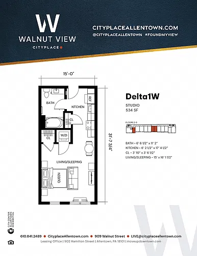 Floor plan Delta1W