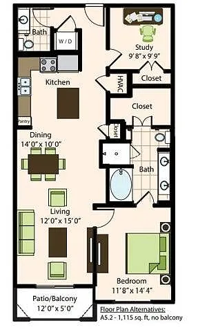 Floor plan A51