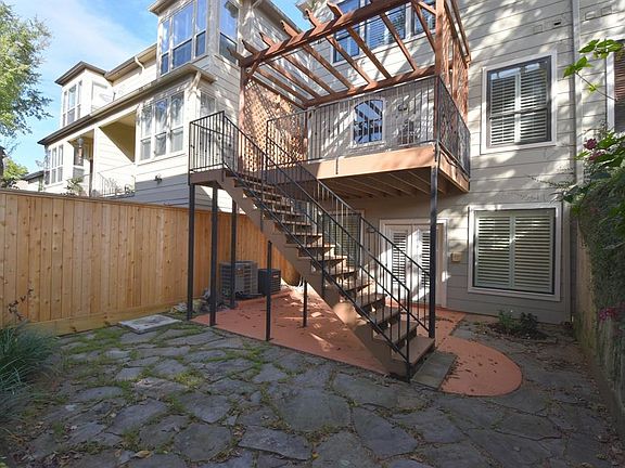 Large patio/yard is a premium in this area. Great space for entertaining or gathering.