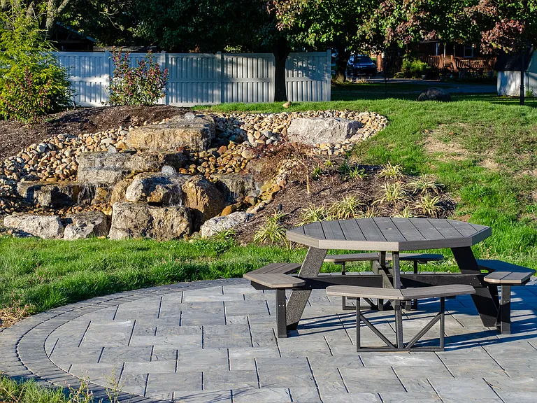 Community picnic area