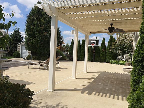 Pergola Basketball Pool Shed