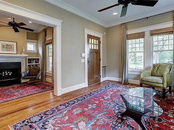 Study which opens to the living area.