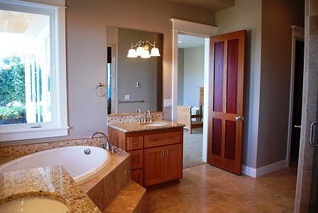Spa style master bath