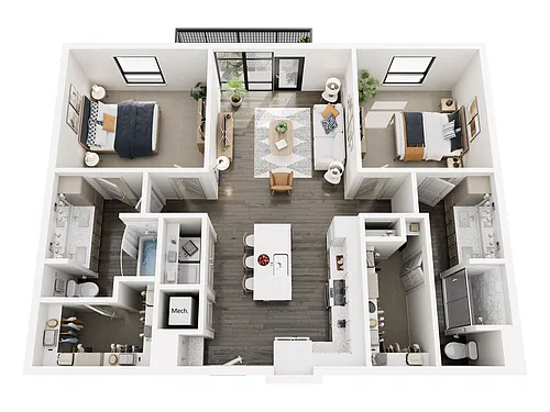 Floor plan B3