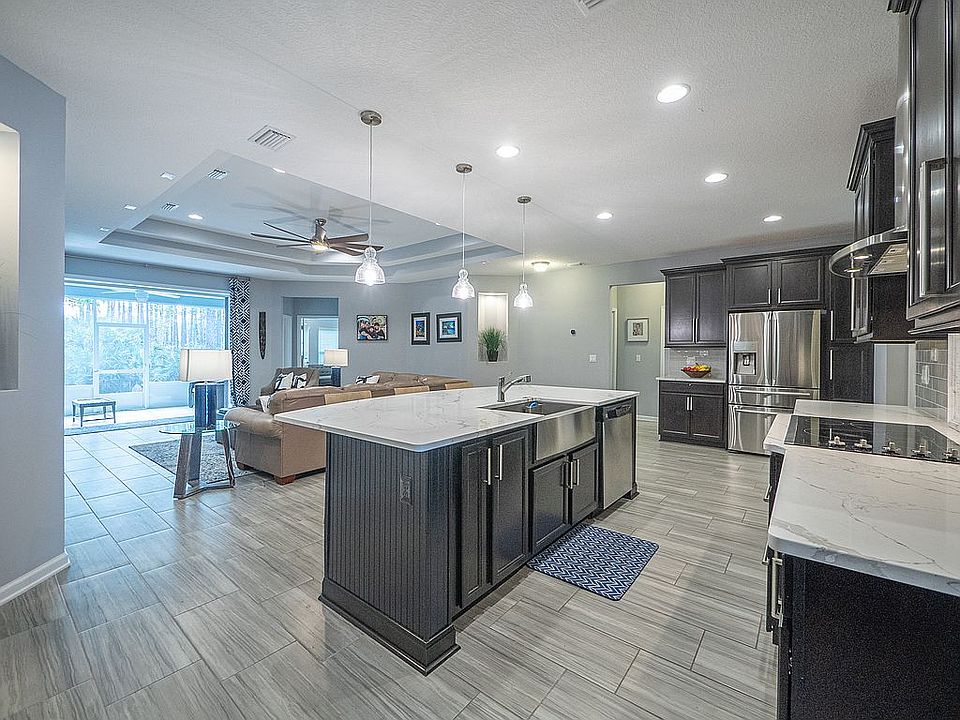 Kitchen over looking family room