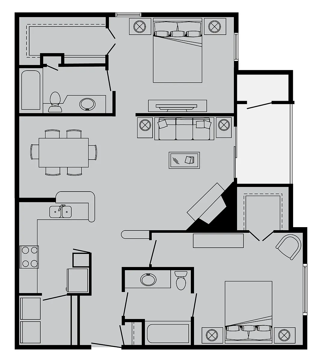 Floor plan E