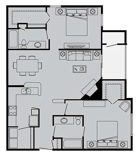 Floor plan E