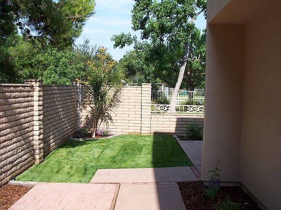 Looking toward back yard