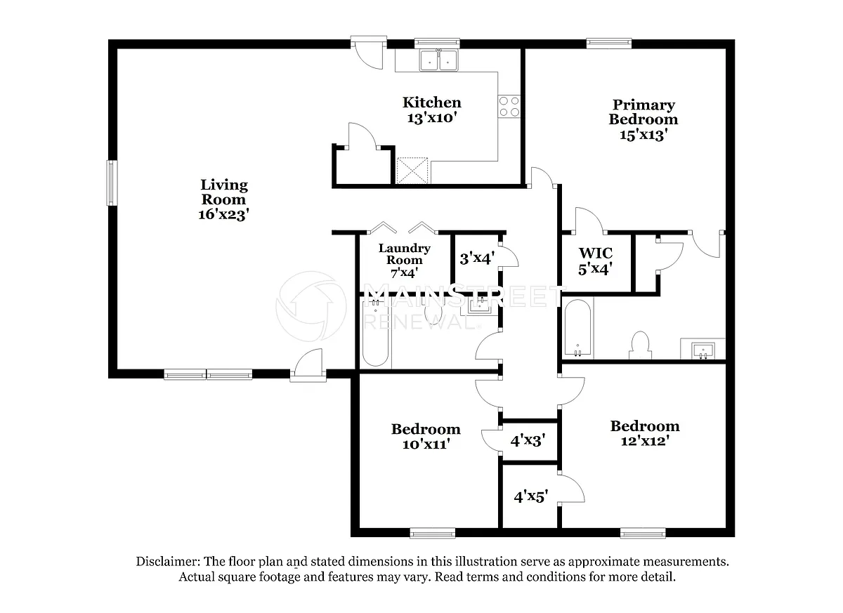 Floor Plan - 3328 Stamps Ln