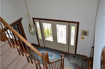 Foyer w/Turned Staircase