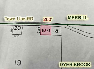 Lot 18.1 Town Line Road, Dyer Brook, ME 04747