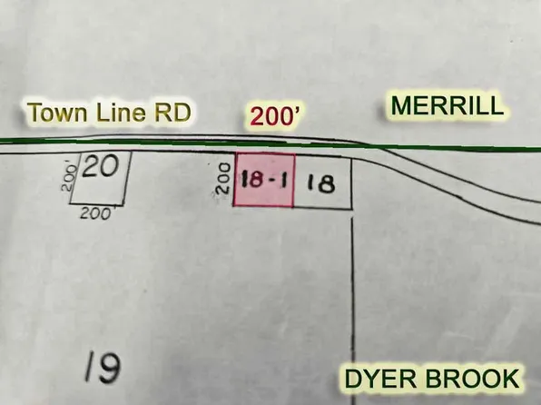 Lot 18.1 Town Line Road, Dyer Brook, ME 04747