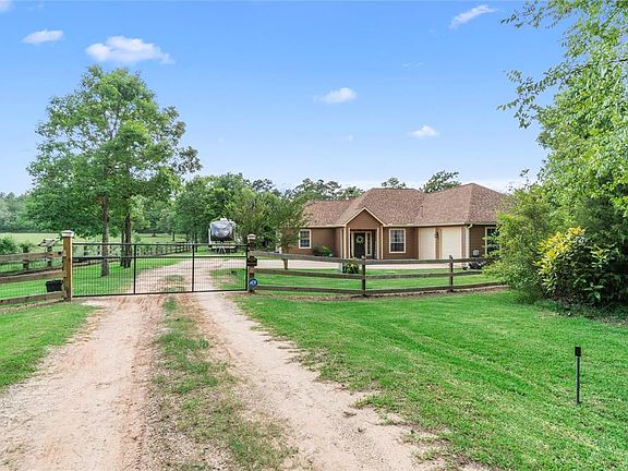 The solar powered "Mighty Mule" access gate and wireless driveway alert system lets you know when guests arrive.