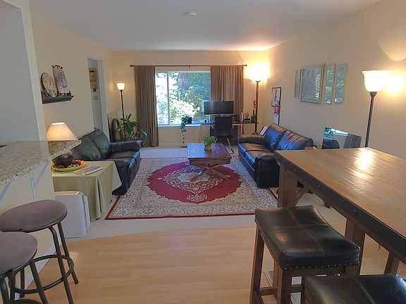 Dining room leads to the living area.