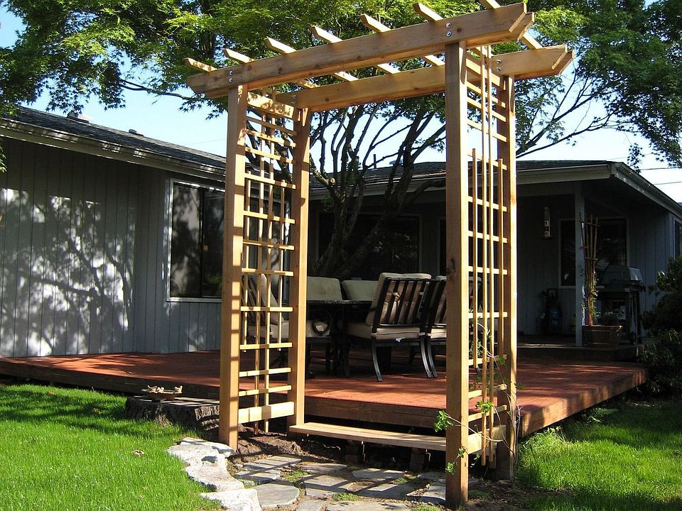 Backyard deck