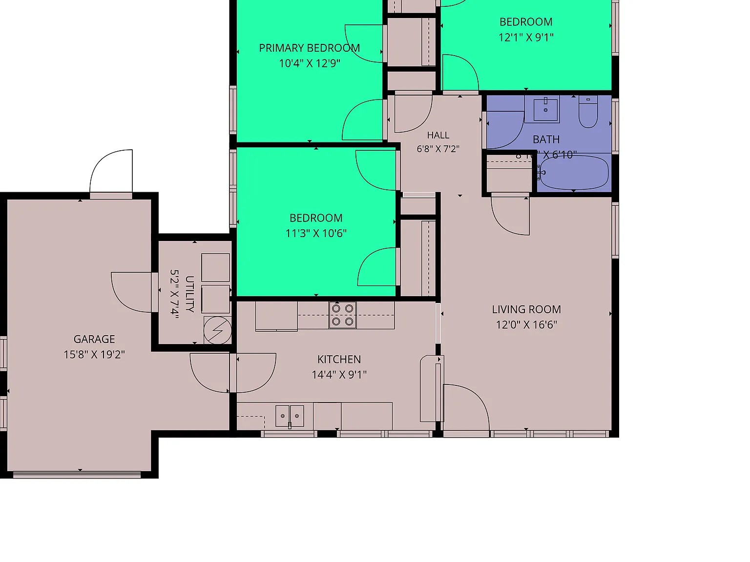 3 bed, 1232 sqft, $2,500 — Photo 2