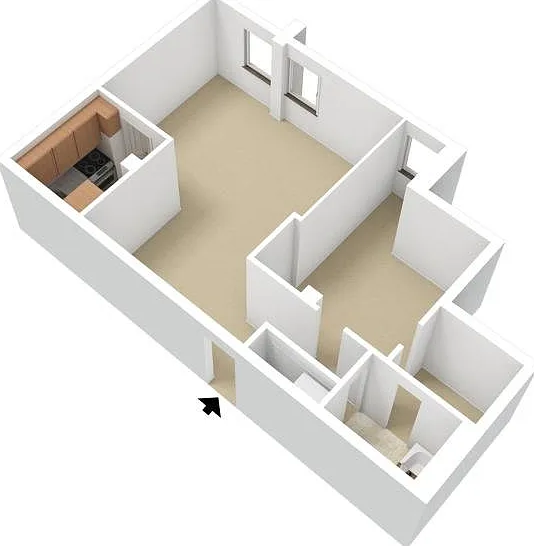 3D Floor Plan of Tier 15 3D Floor Plan of Tier 15