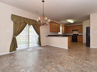 Eating area adjoining the family room and kitchen