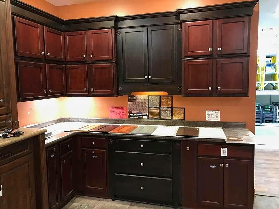 Cabinets on site for kitchen