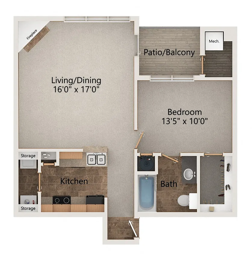 Floor plan Canary