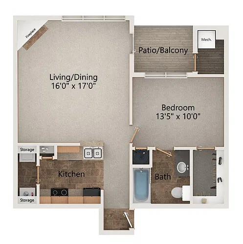 Floor plan Canary