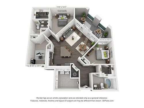 Floor plan B6 - Bliss