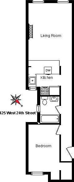 1st image of 425 W 24th St APT 5B