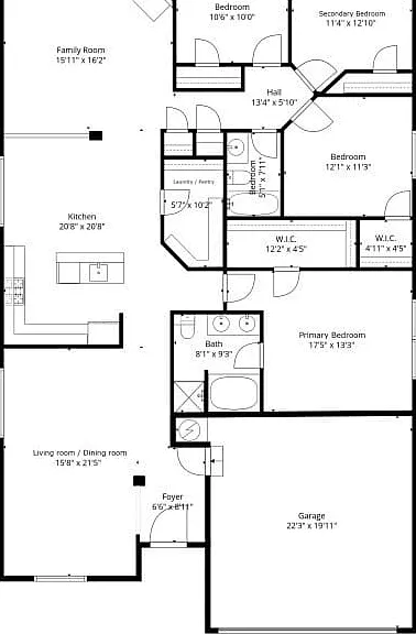 Easy to view the floorplan and where the various rooms are located.
