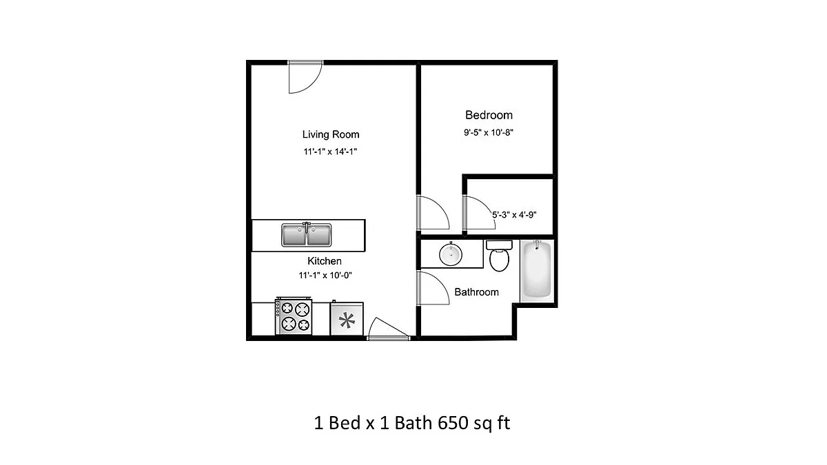 Floor plan 1C 117