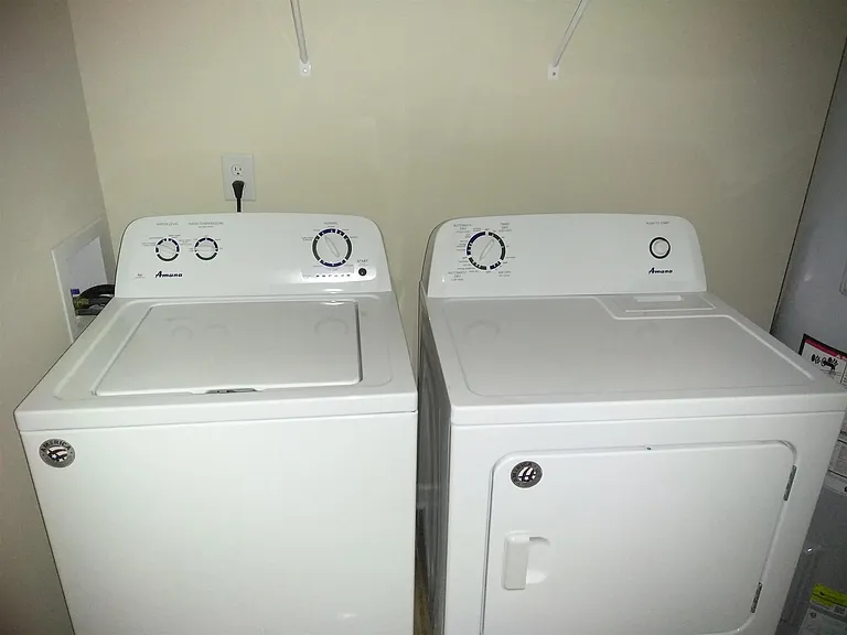 Laundry with Washer and Dryer.