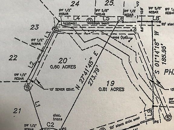 Combined lot #19 & 20 1.41ac