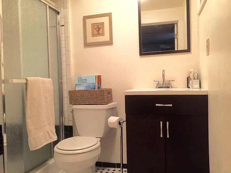 Basement bathroom