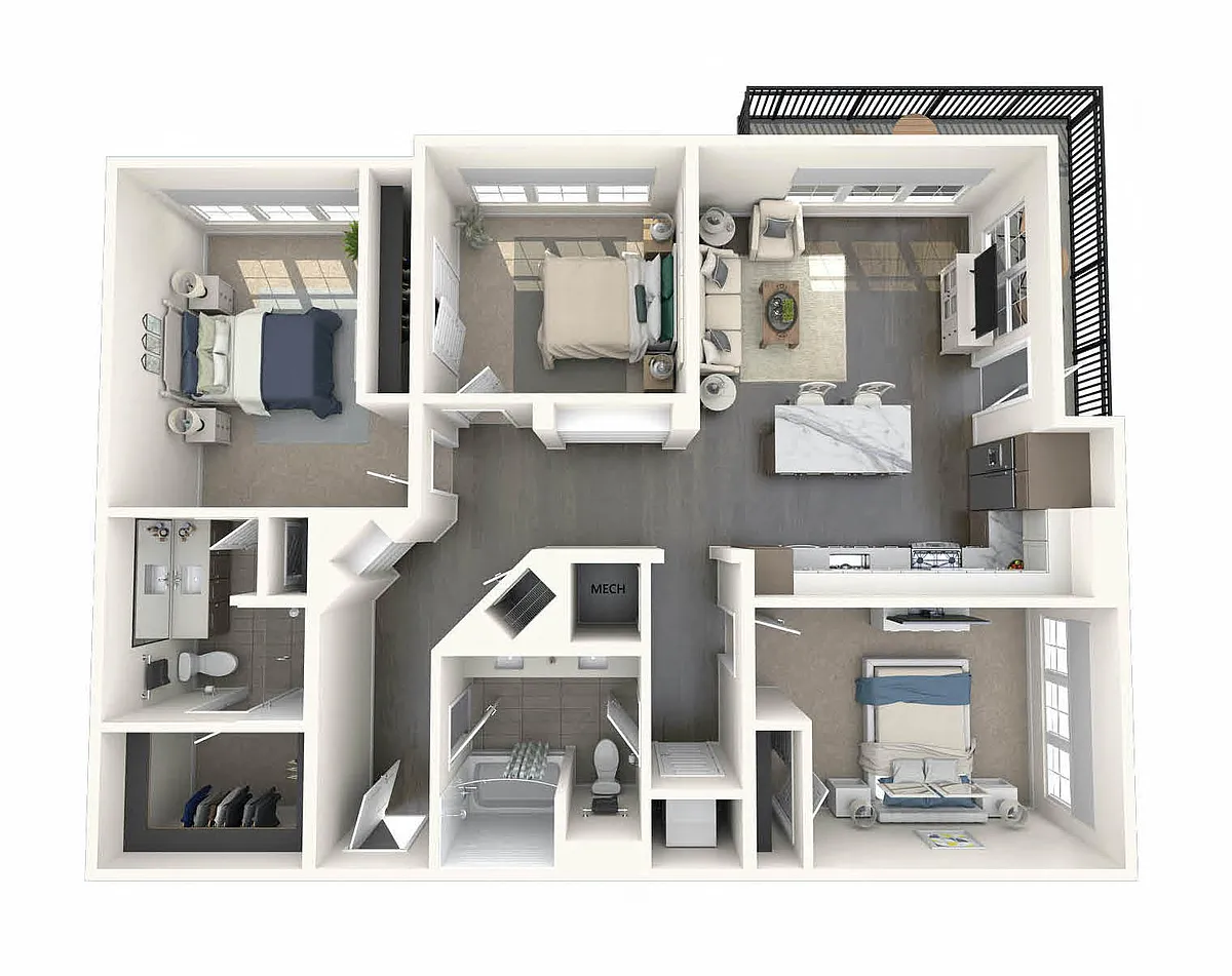 Floor plan C1
