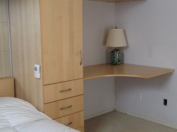 Built-Ins for 1 of the 4 bedrooms