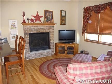 Cozy hearth room