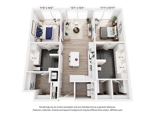 Floor plan PH7