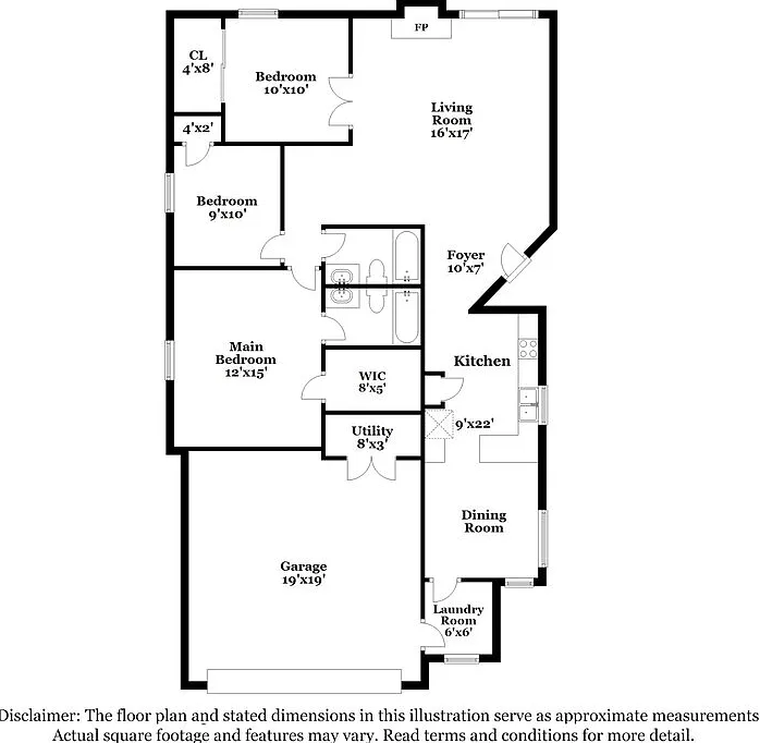 3 bed, 2.0 bath, 1207 sqft, $2,630 — Photo 2