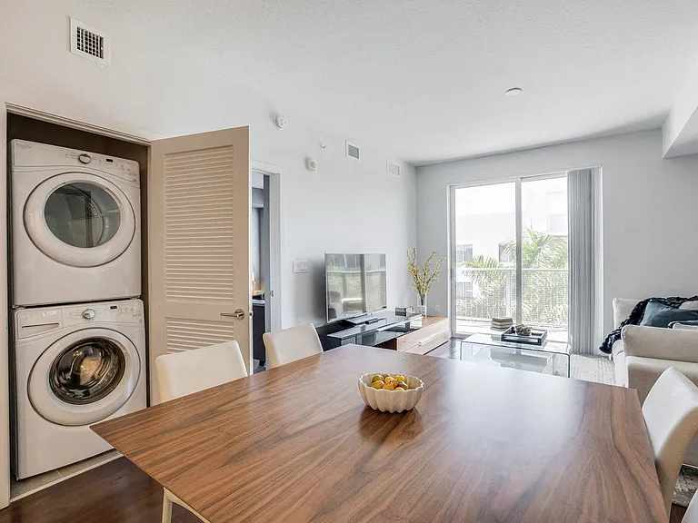 Full-size washer and dryer in-unit