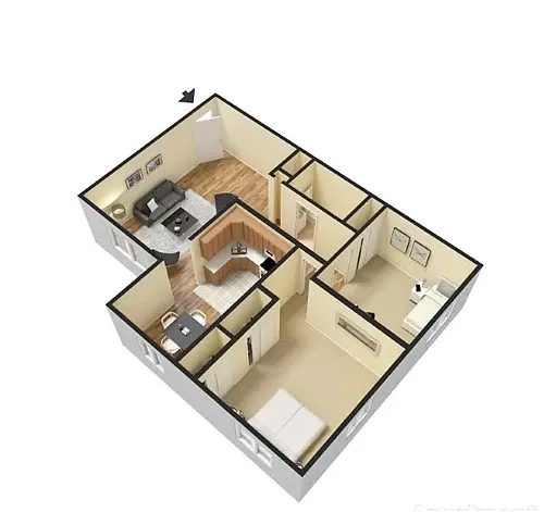 Floor plan 2 Bedroom