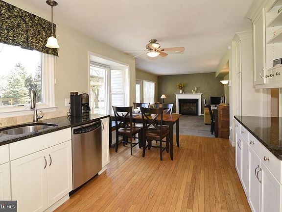 Kitchen Breakfast Area View in Family Room