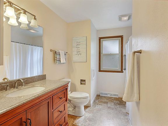 Bright and recently remodeled bathroom