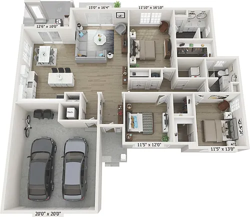 Floor plan Heron Bay 2