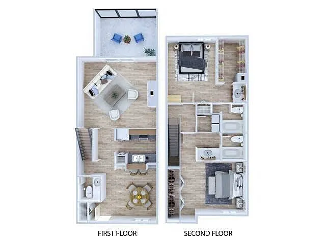 Floor plan Primrose (Townhomes)