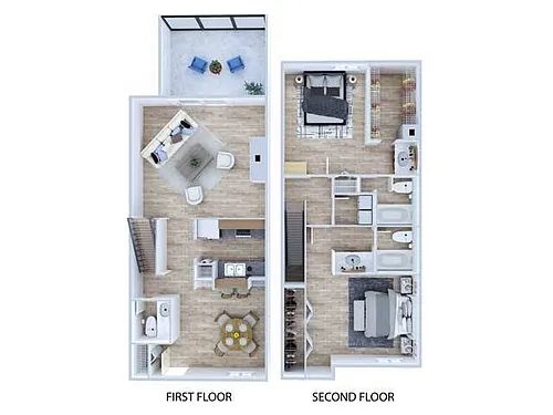 Floor plan Primrose (Townhomes)