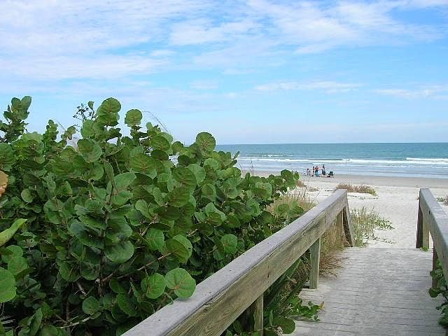 Private gate to beach