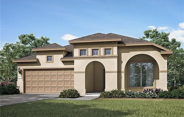 Sun City Texas, Abbeyville Plan, I Elevation, Rendering