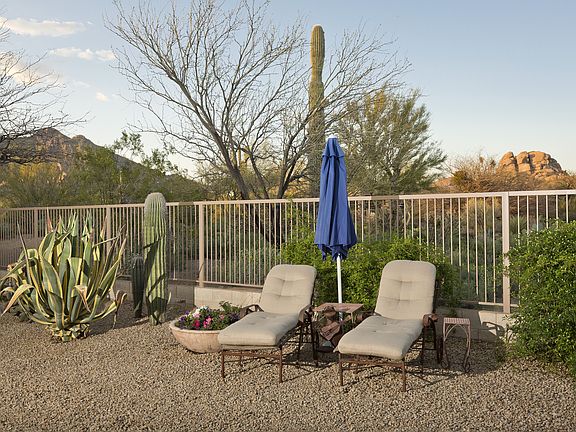Backyard Views of Black Mountain and Boulders