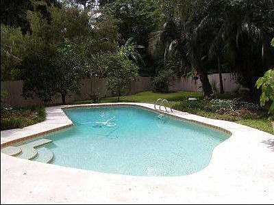 Pool in very private backyard