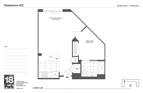 Floor plan Studio