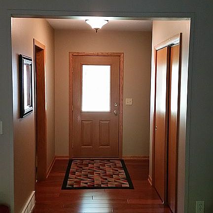 Entry, Cherry Floors, Closet
